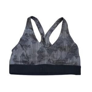 Manduka Yoga Black/White Racerback Sports Bra